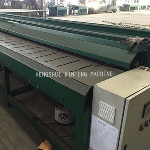 Netting sheet End winding up machine